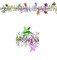 Party Central Star Metallic Tinsel Party Garlands - 12' - Silver and Green - Club Pack of 12